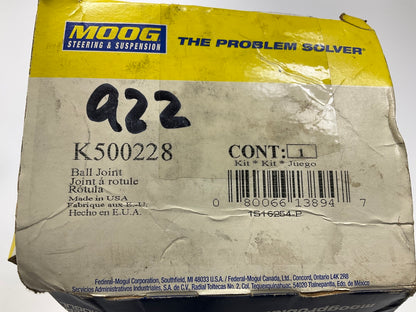 MISSING HARDWARE - Moog K500228 Suspension Ball Joint For 2007-19 Toyota Tundra