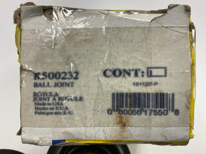 (2) MISSING HARDWARE Moog K500232 Suspension Ball Joint