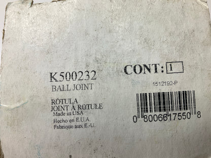 NO HARDWARE - Moog K500232 Front Lower Ball Joint