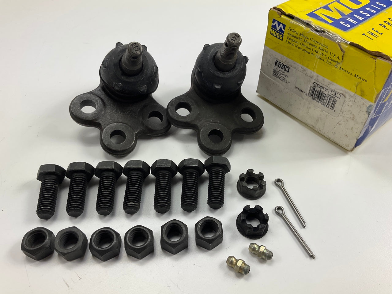 (2) Moog K5303 Suspension Ball Joint Assembly - Front Lower
