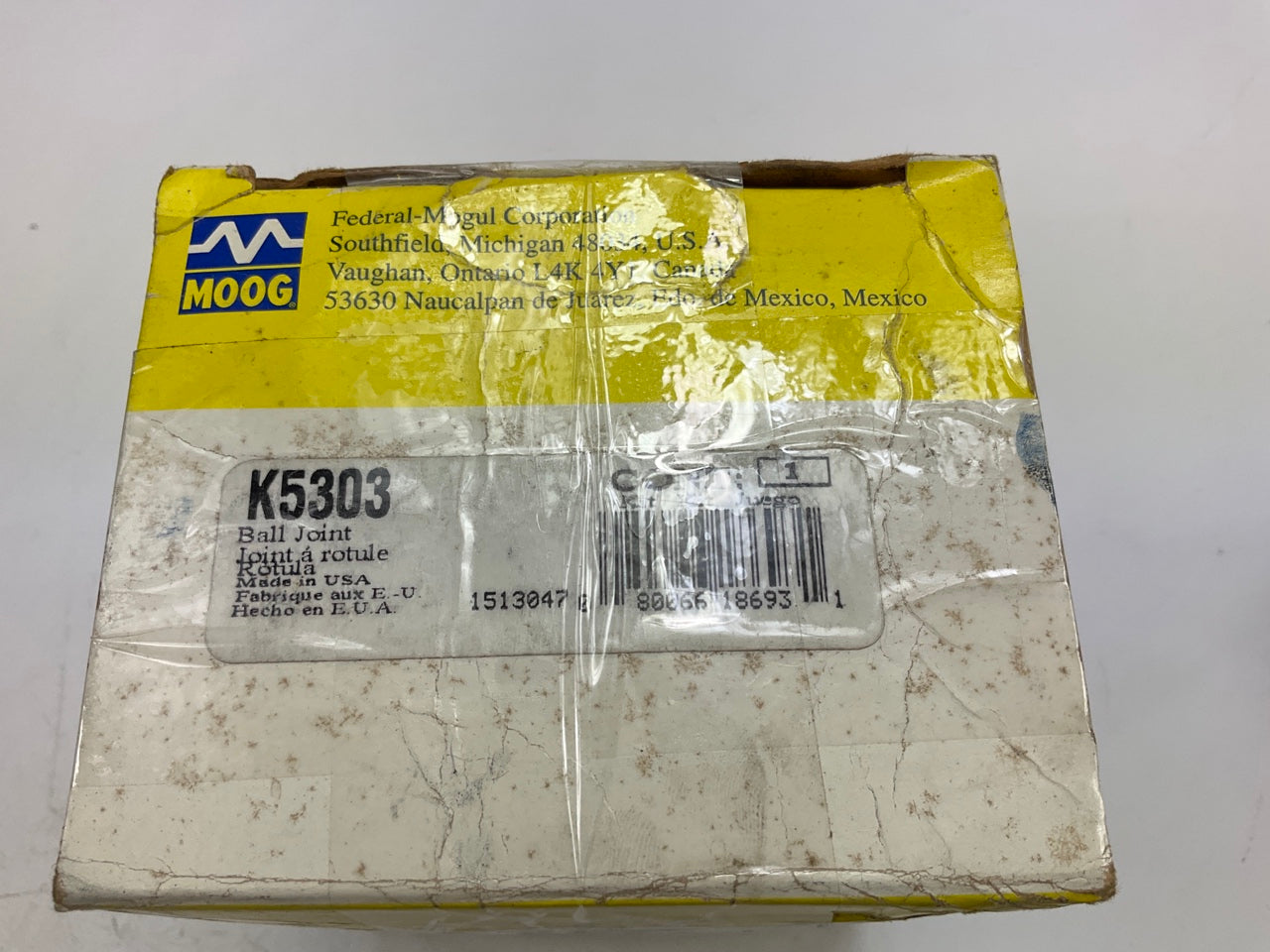 (2) Moog K5303 Suspension Ball Joint Assembly - Front Lower