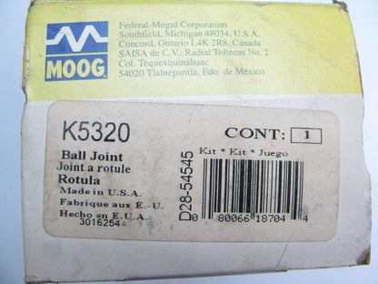 (2) Moog K5320 Suspension Ball Joint - Front Upper