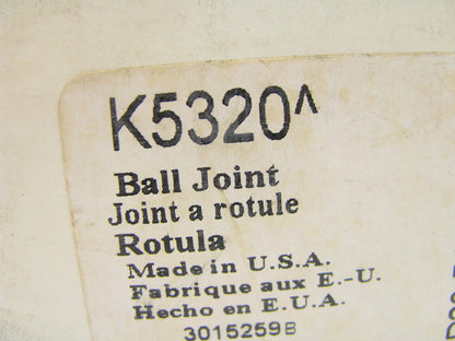 Moog K5320 Suspension Ball Joint - Front Upper