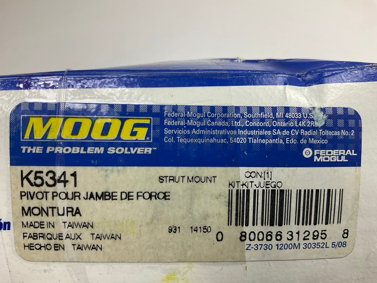 Moog K5341 Rear Suspension Shock Absorber Mount