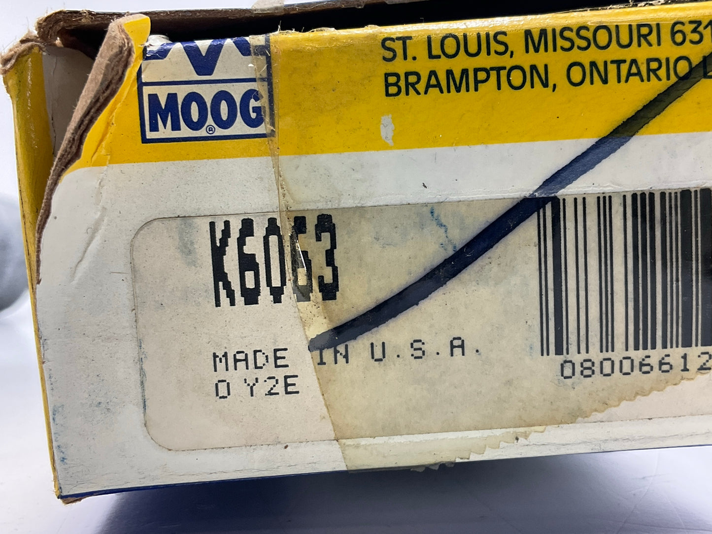 Moog K6063 Suspension Control Arm Bushing Kit, Front Upper
