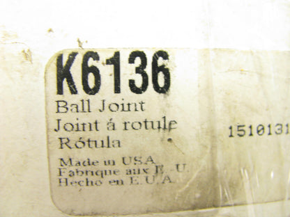 (2) Moog K6136 FRONT UPPER Suspension Ball Joints