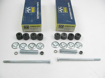 (2) Moog K6217 Suspension Stabilizer Sway Bar Link Kit - Front / Rear