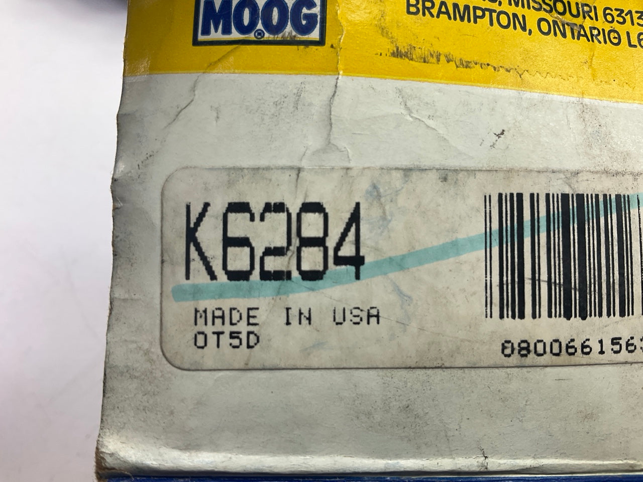 Moog K6284 Front Suspension Lower Control Arm Bushing - SET OF 4