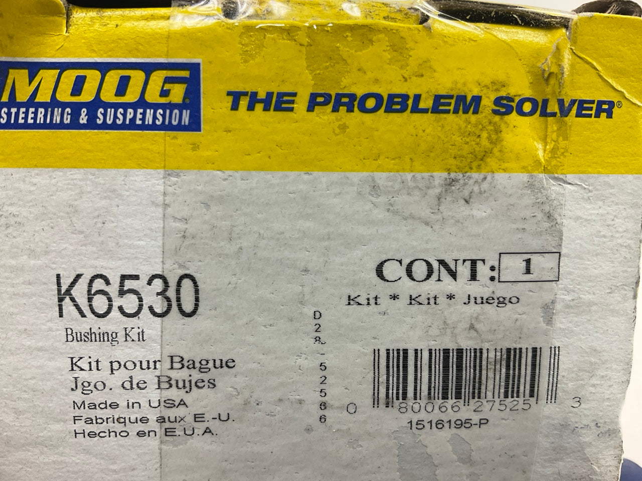 Moog K6530 Suspension Stabilizer Sway Bar Bushing Kit, Front
