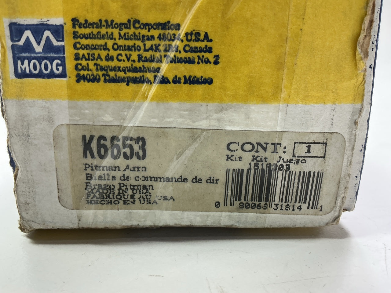 Moog K6653 Steering Pitman Arm