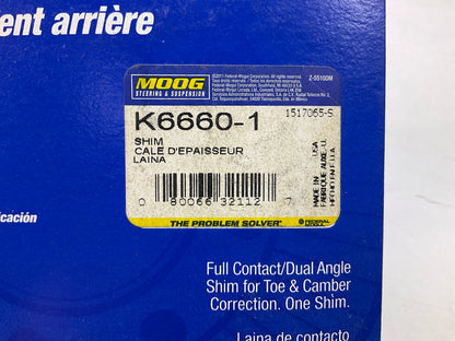 Moog K6660-1 Full Contact Dual Angle Shim, 1/4 Degree