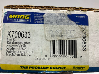 Moog K700633 Rear Suspension Stabilizer Sway Bar Link Kit