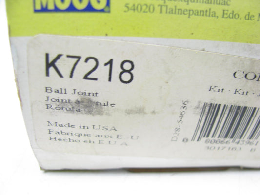 Moog K7218 Suspension Ball Joint - Front / Rear Upper