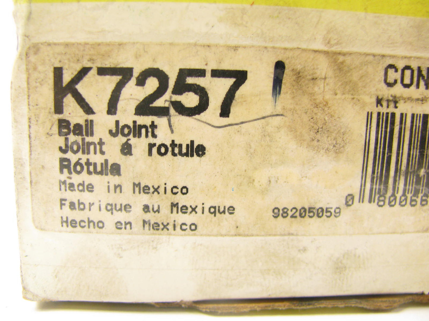 Moog K7257 FRONT LOWER Suspension Ball Joint