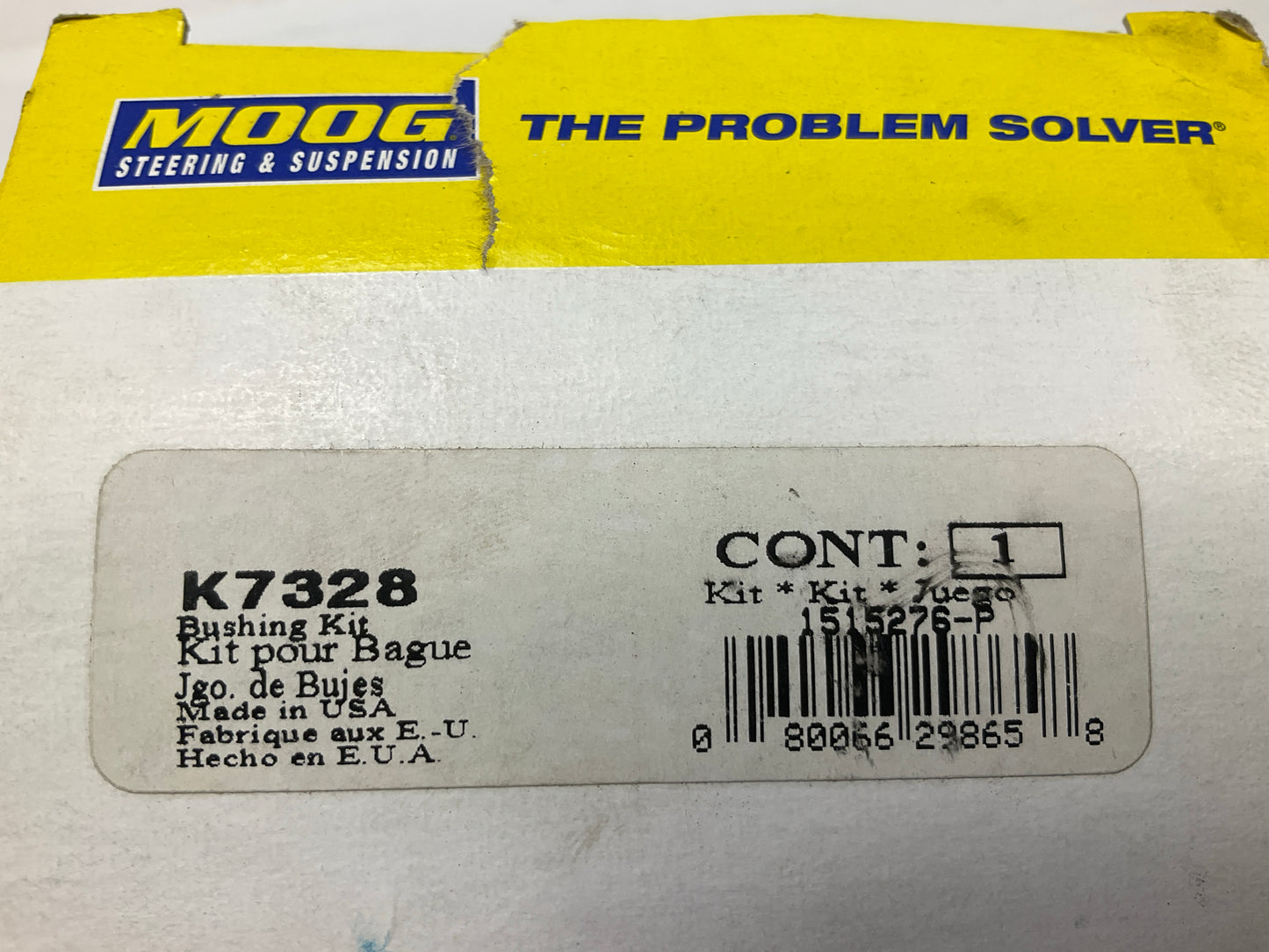 Moog K7328 Suspension Stabilizer Bar Sway Bushing Kit, Front