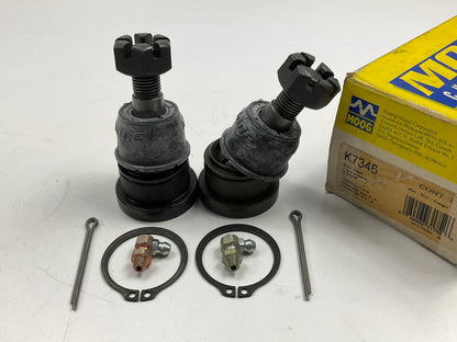 (2) Moog K7346 Suspension Ball Joint - Front Upper / Rear Upper