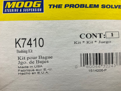 Moog K7410 Suspension Stabilizer Sway Bar Bushing Kit, Rear