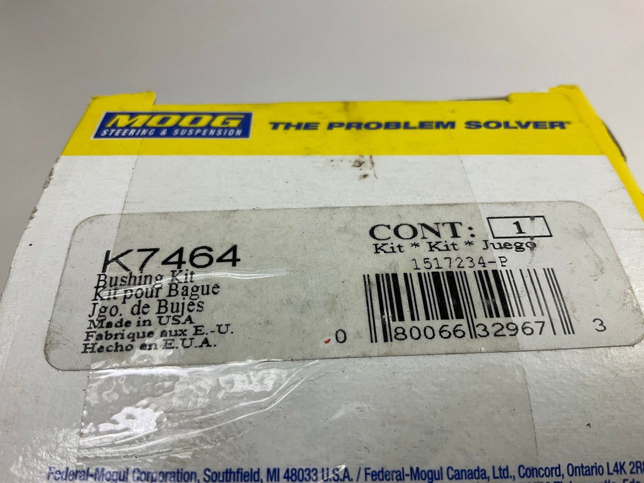 Moog K7464 Front Suspension Stabilizer Bar Bushing Kit