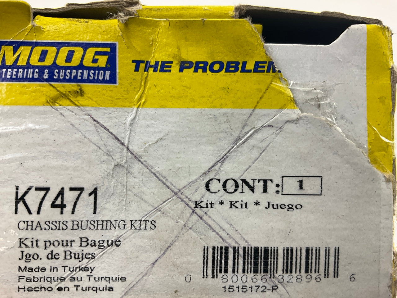 Moog K7471 Suspension Control Arm Bushing, Front Lower Rearward