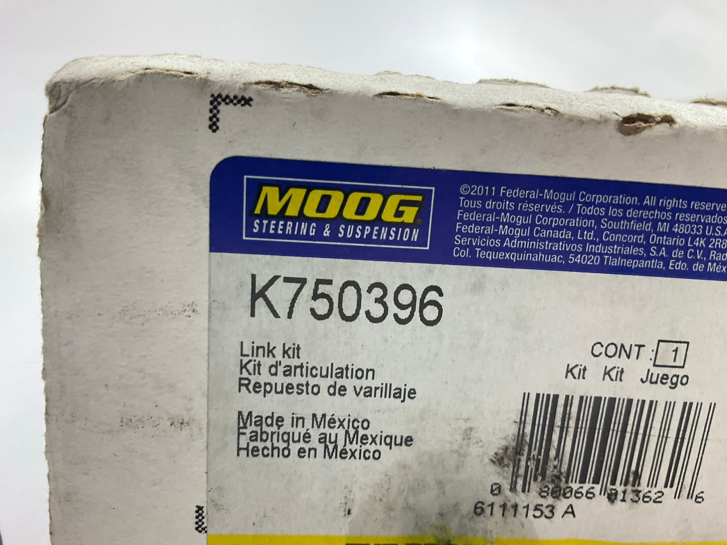 Moog K750396 Rear Suspension Stabilizer Sway Bar Link Kit