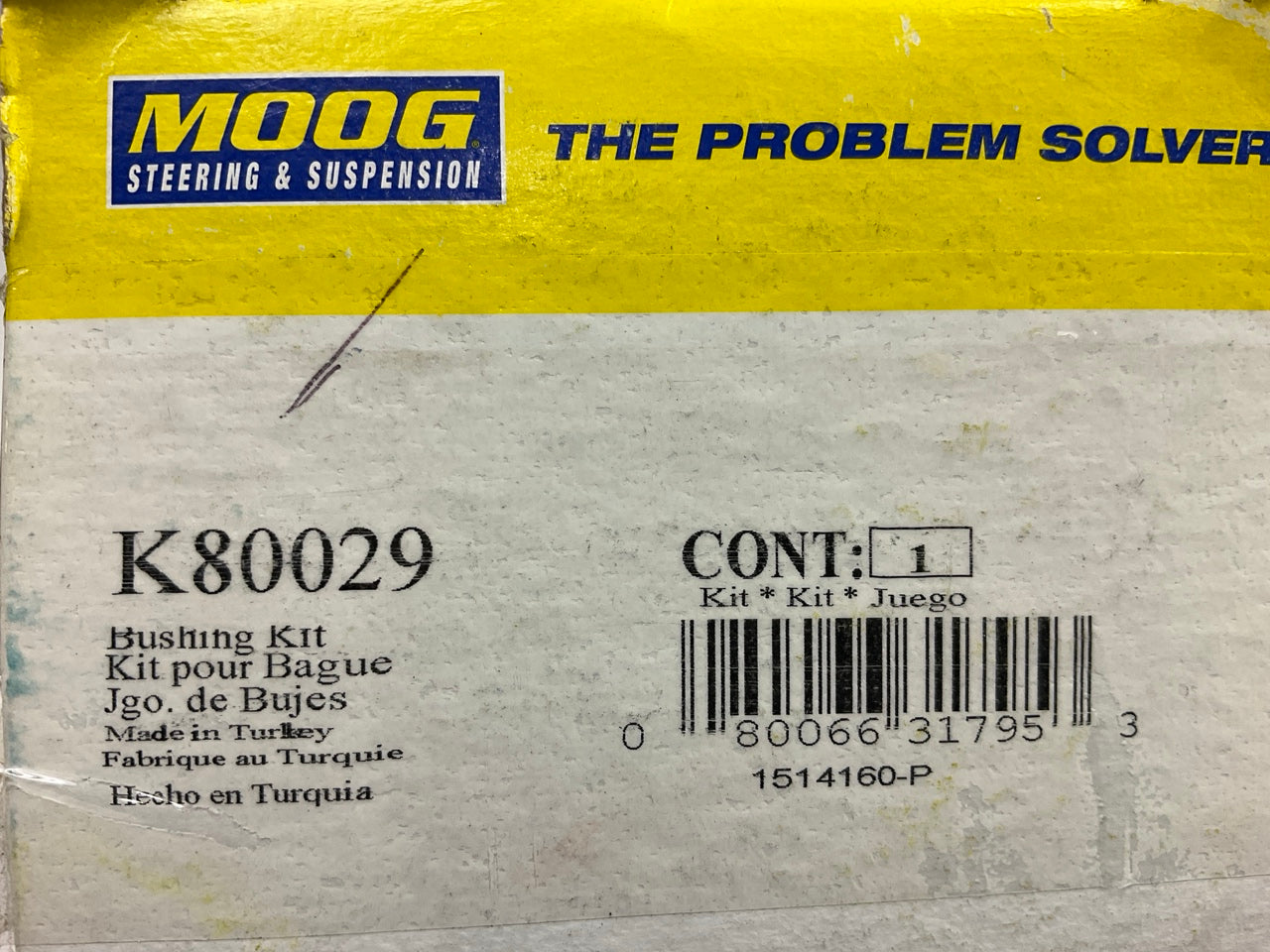 Moog K80029 Suspension Control Arm Bushing Kit - Front Lower