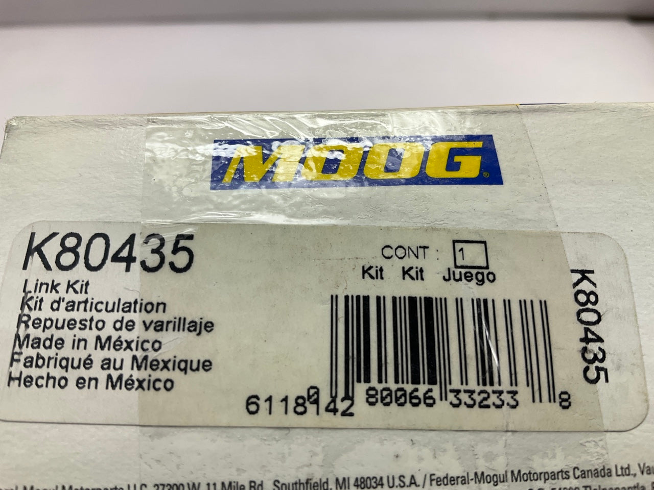 Moog K80435 Suspension Stabilizer Sway Bar Link Kit - Rear