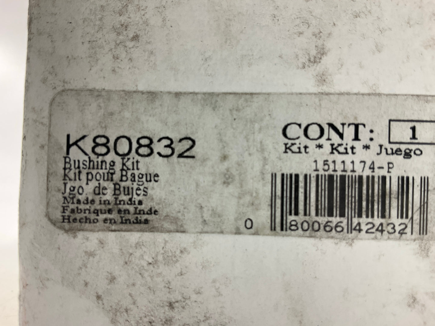 Moog K80832 Front Lower Forward Suspension Control Arm Bushing