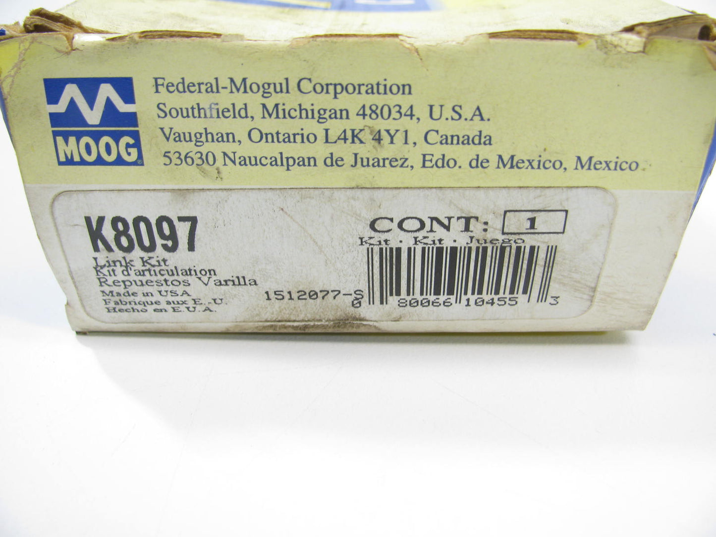 MOOG K8097 Front Suspension Stabilizer Bar Link Kit