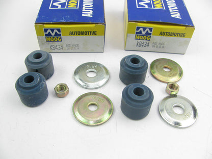 (2) Moog K8434 Suspension Stabilizer Bar Link Bushing Kit - Front / Rear