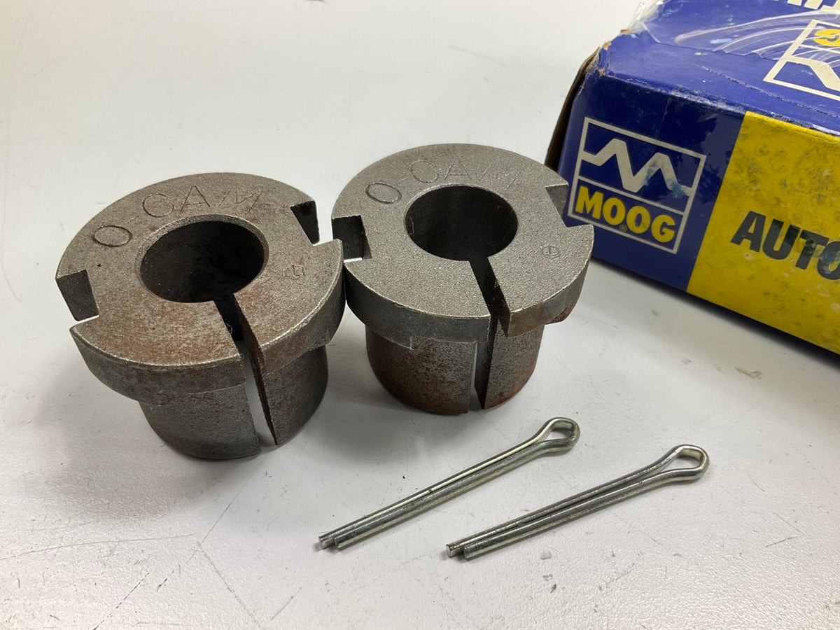 (2) Moog K8528 Caster/Camber Adjusting Sleeve Bushings - 0 Degree