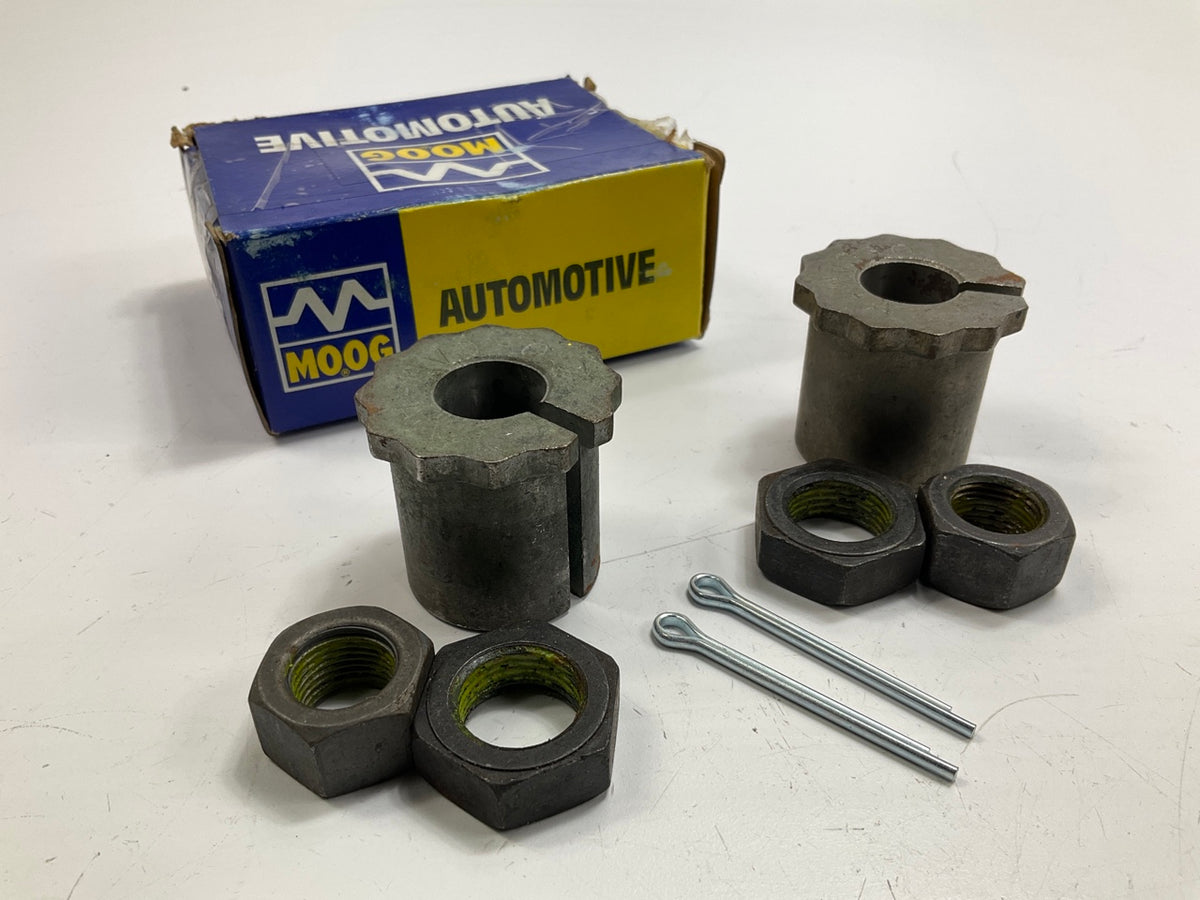 (2) Moog K8529 Alignment Camber Adjust Bushings Sleeve - 0 Degree