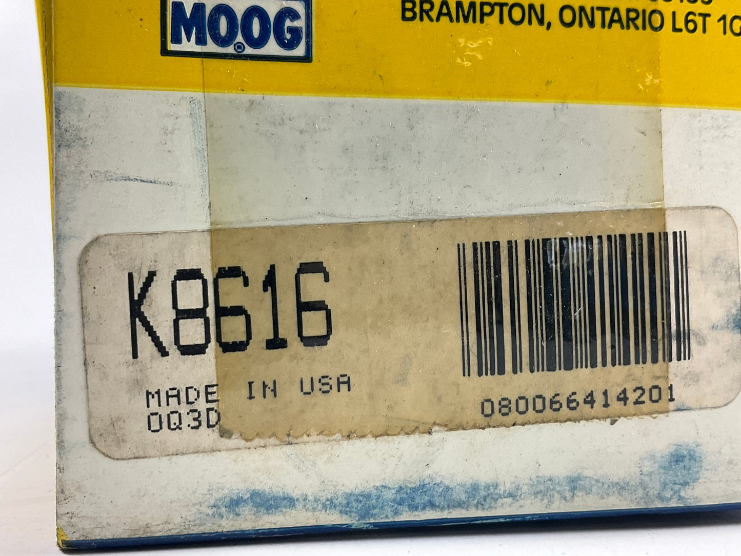 Moog K8616 Suspension Control Arm Bushing Kit, Front Upper