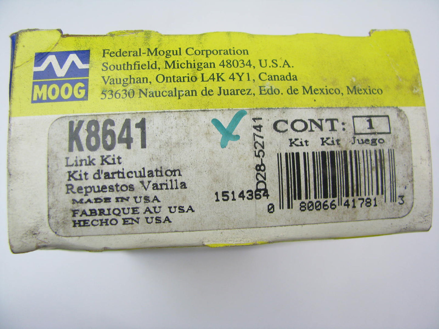 (2) Moog K8641 Rear Stabilizer Sway Bar Link Kit 1989-1997 Thunderbird