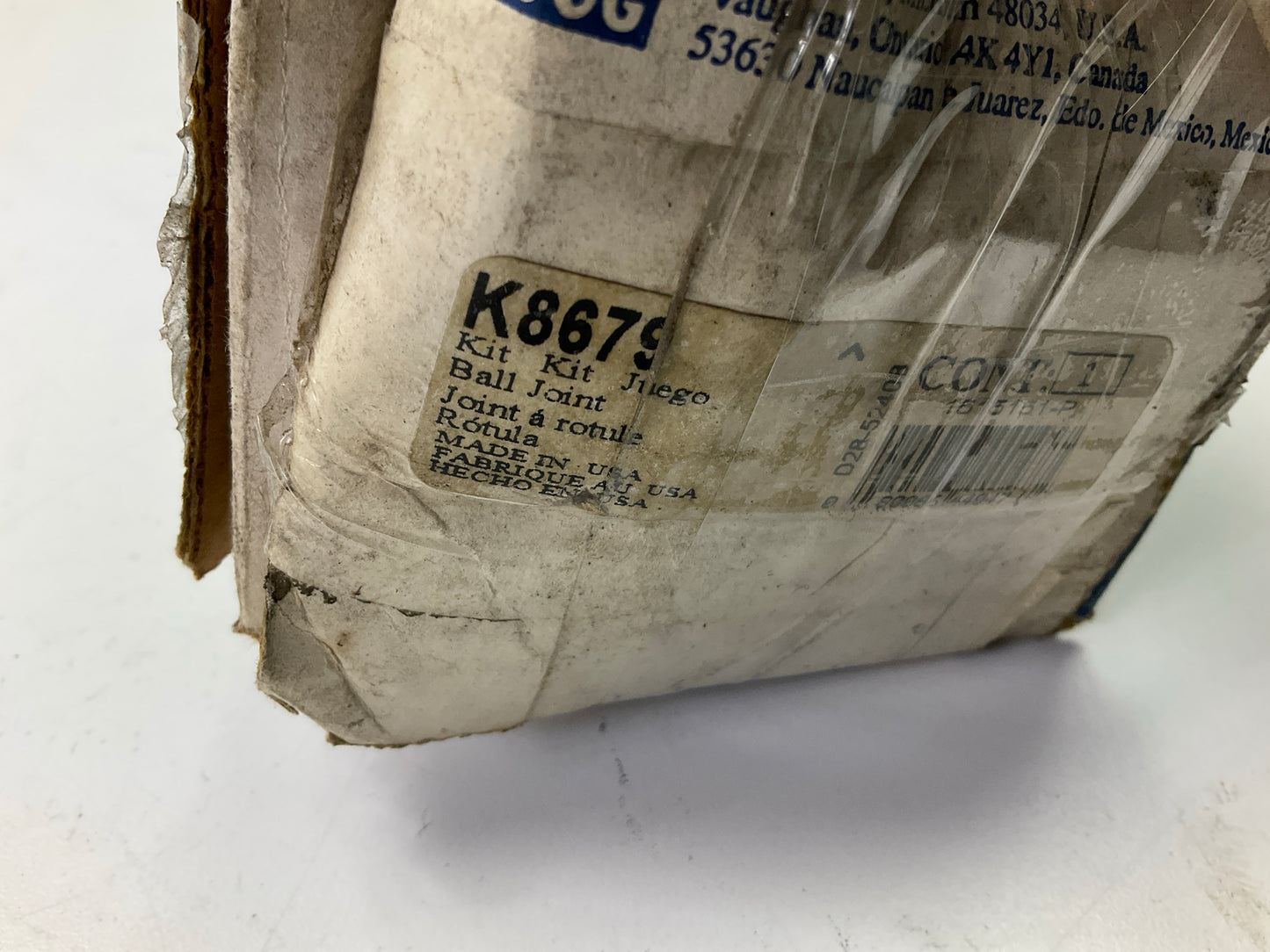 Moog K8679 Front Right Lower Control Arm And Ball Joint Assembly