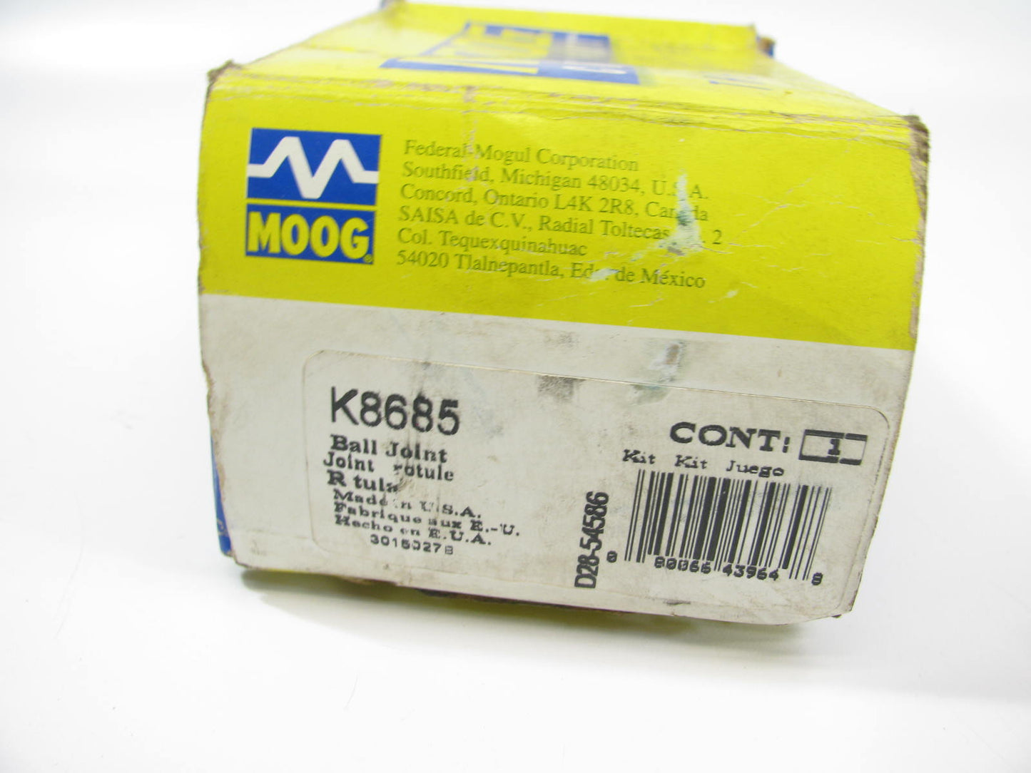 Moog K8685 Suspension Ball Joint - Front Lower