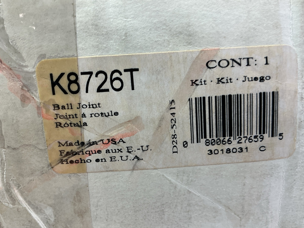 Missing Boot - Actual Item Shown - Moog K8726T Front Left Upper Control Arm