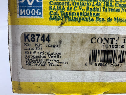 (2) Moog K8744 Suspension Stabilizer Sway Bar Link Kit - Front