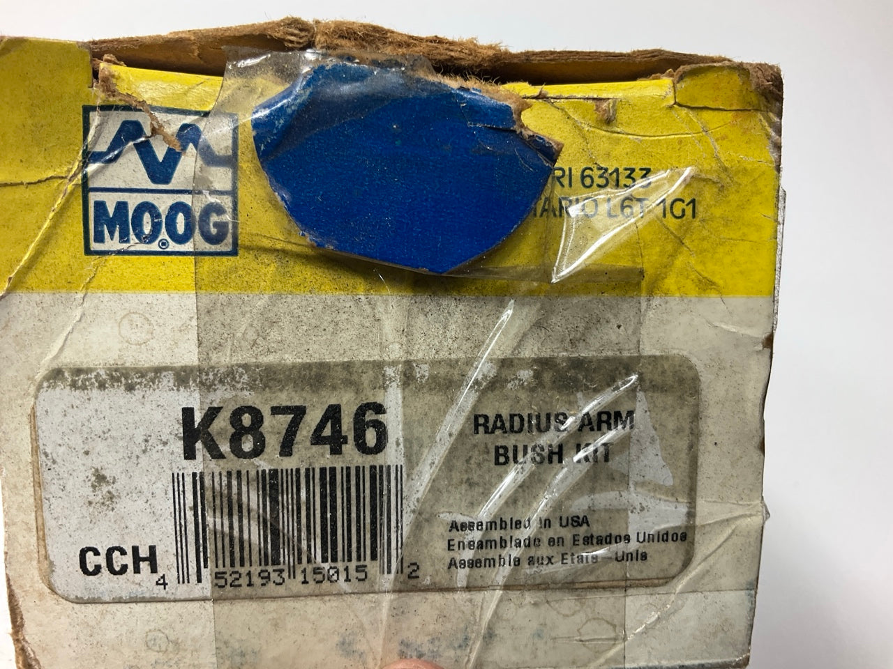 INCOMPLETE - Moog K8746 Radius Arm Caster Adjust Bushing Kit (1-1/4 Deg)