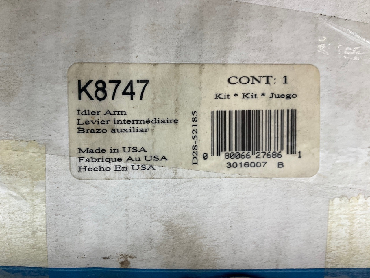 Moog K8747 Steering Idler Arm