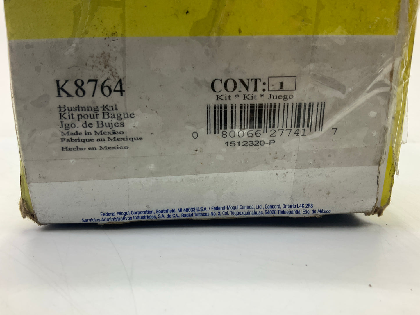 Moog K8764 Suspension Control Arm Bushing Kit, Front Lower