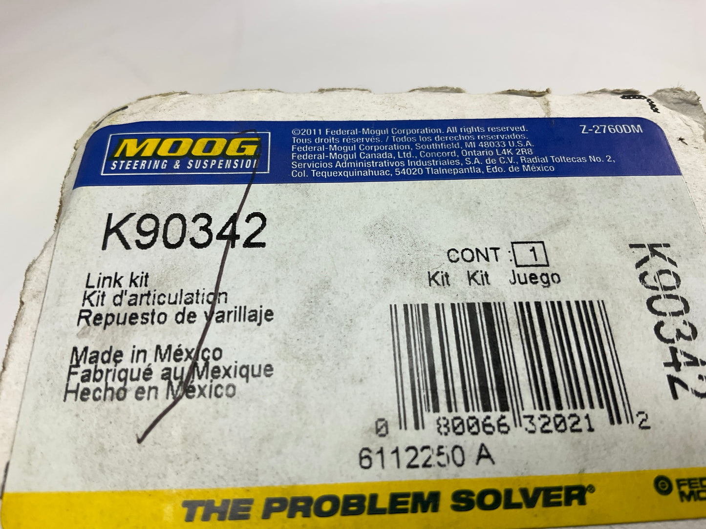 Moog K90342  Suspension Stabilizer Bar Link - REAR RIGHT