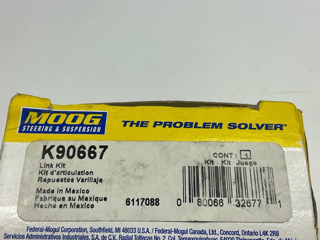 Moog K90667 Front Suspension Stabilizer Sway Bar Link Kit