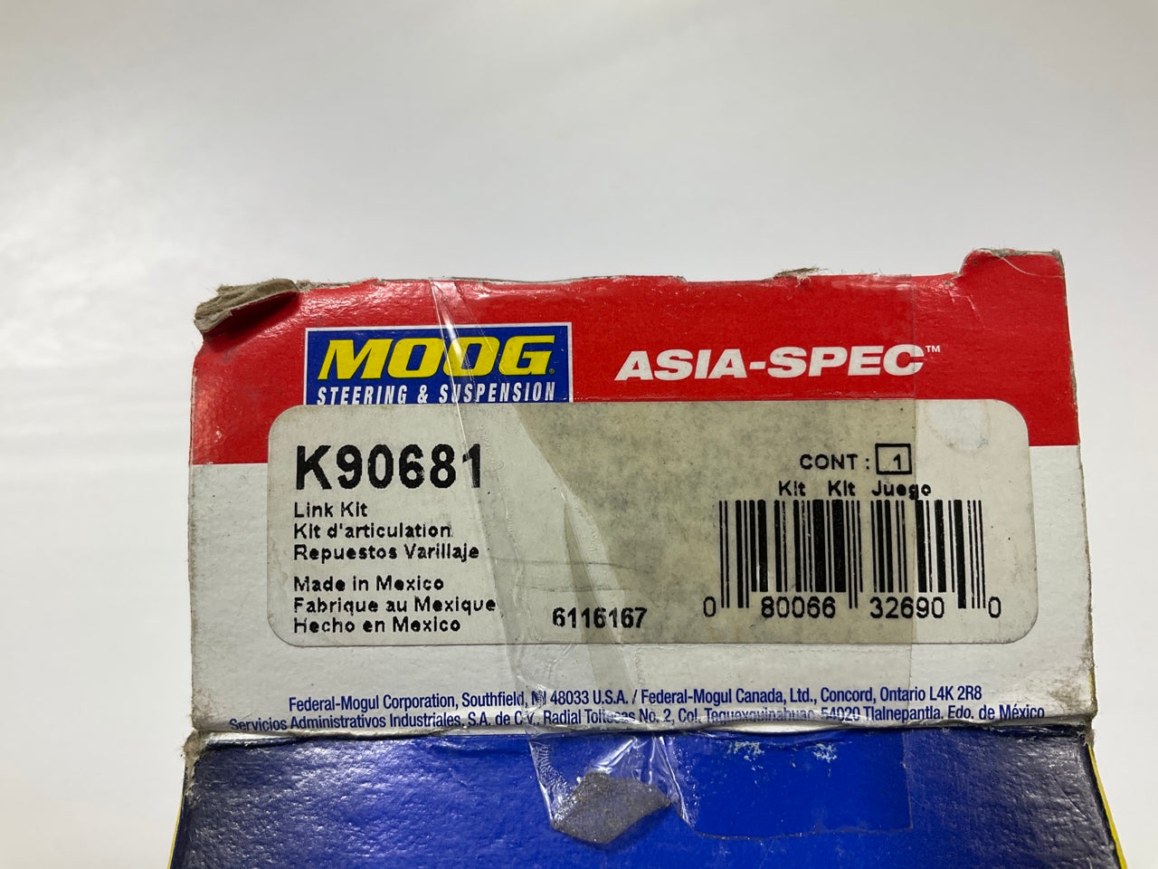 Moog K90681 Front Suspension Stabilizer Sway Bar Link Kit