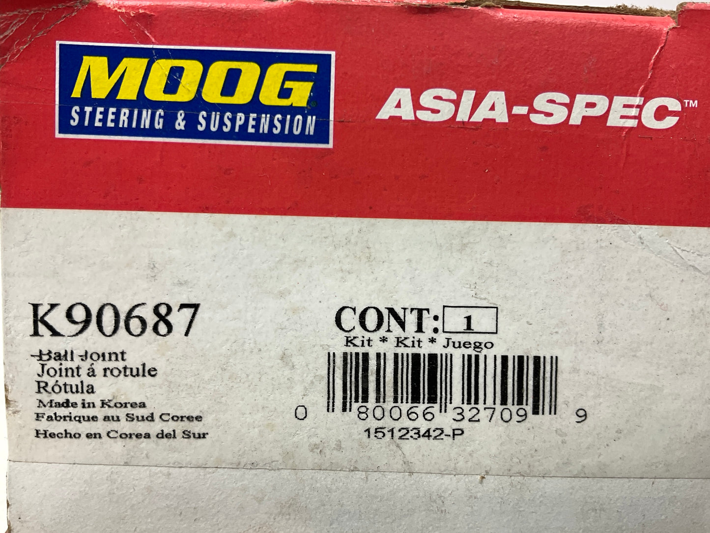 Moog K90687 Front Lower Ball Joint For 1996-2003 Toyota RAV4