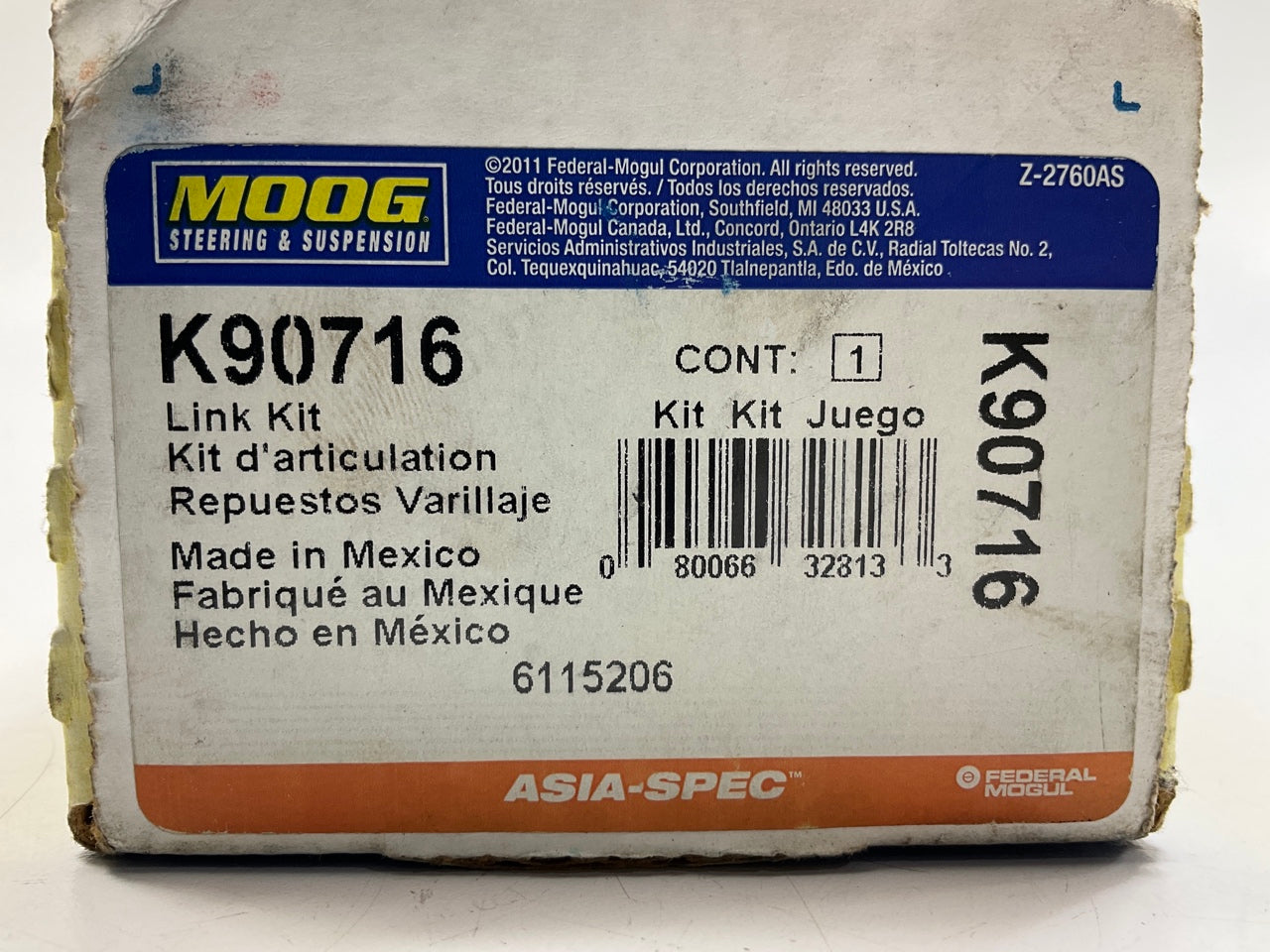 Moog K90716 Rear Left Suspension Stabilizer Sway Bar Link Kit