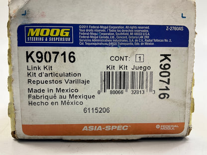 Moog K90716 Rear Left Suspension Stabilizer Sway Bar Link Kit
