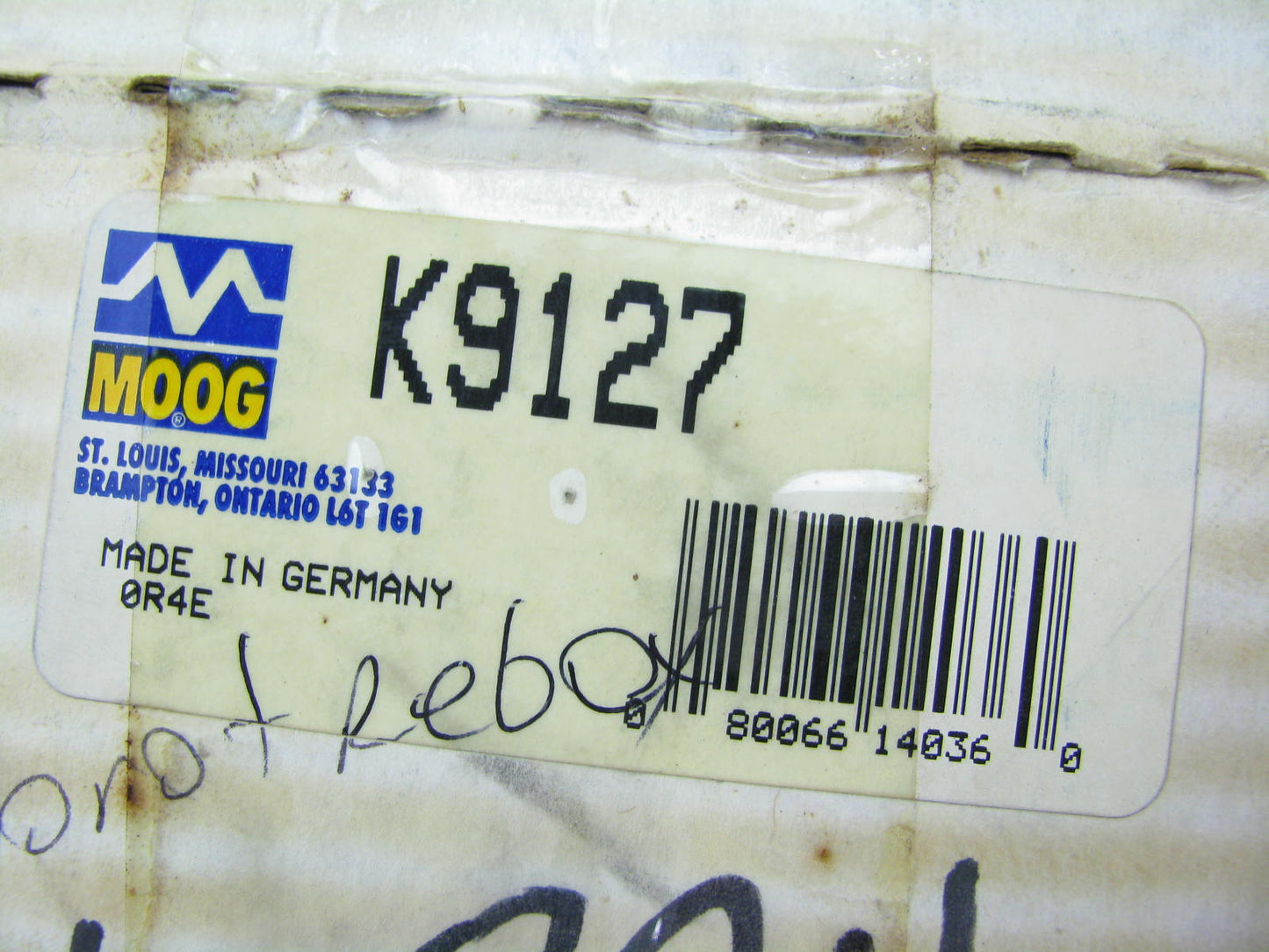 Moog K9127 Suspension Control Arm And Ball Joint Assembly - Front Left Lower