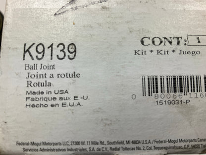 Moog K9139 Suspension Ball Joint, Front Lower