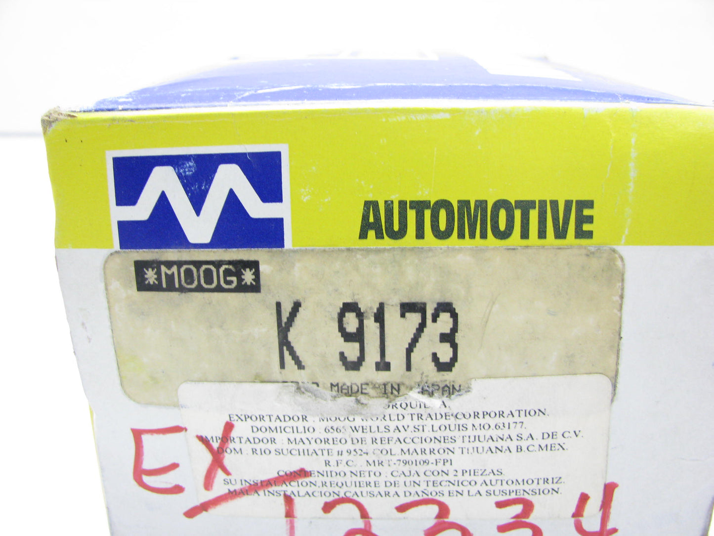 Moog K9173 LOWER Suspension Control Arm Bushing Kit For 74-76 Toyota Corona