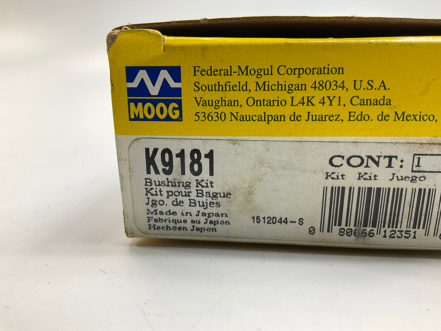 Moog K9181 Front Lower Suspension Control Arm Bushing